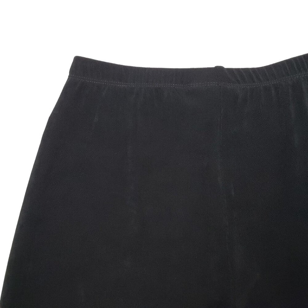 Chicos Travelers Straight Pants Womens Small‎ Black High Rise Pull On HEMMED - Picture 6 of 9